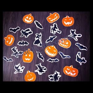#Pumpkin, #Witches,#Bats !! Decals! Set of 27!